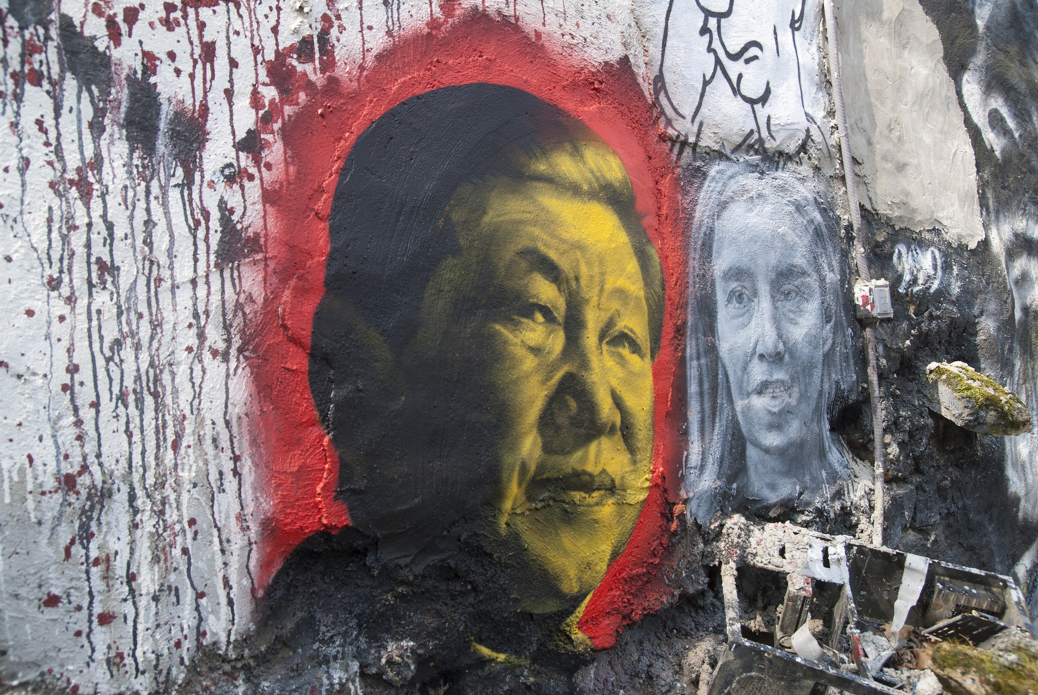 Graffiti war breaks out after Chinese Communist Party slogans